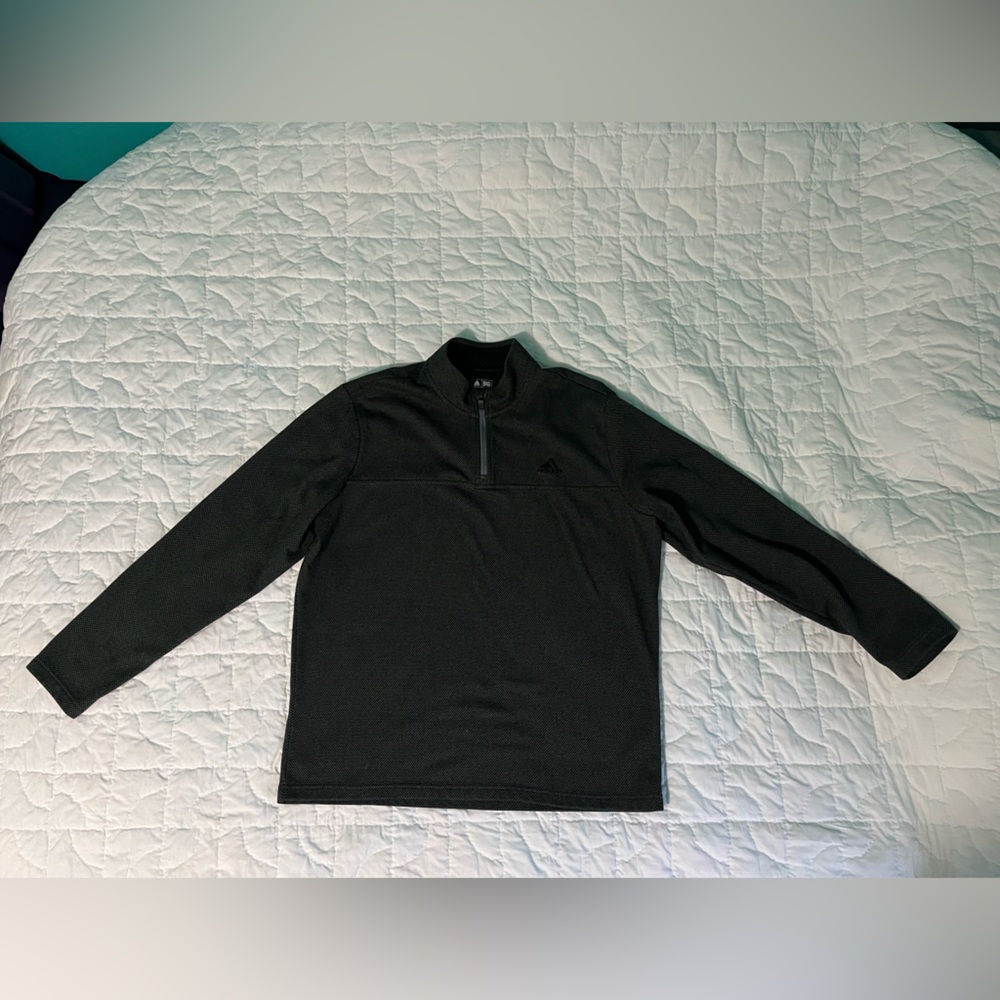 Adidas Men’s Black 1/4 Zip Shirt